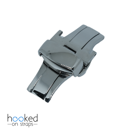 butterfly deployant clasp buckle top view