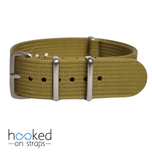 Regular Ribbed Nato - Cricket | Khaki