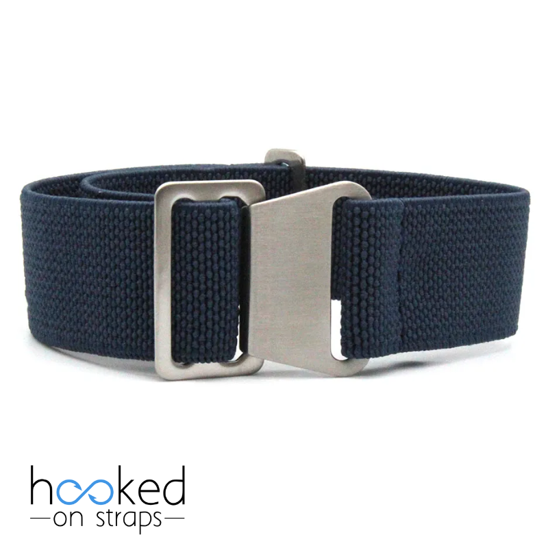 blue elastic nato strap