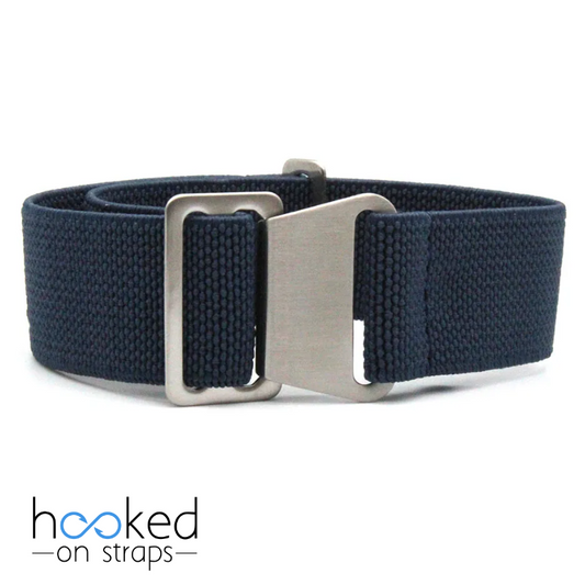 blue elastic nato strap