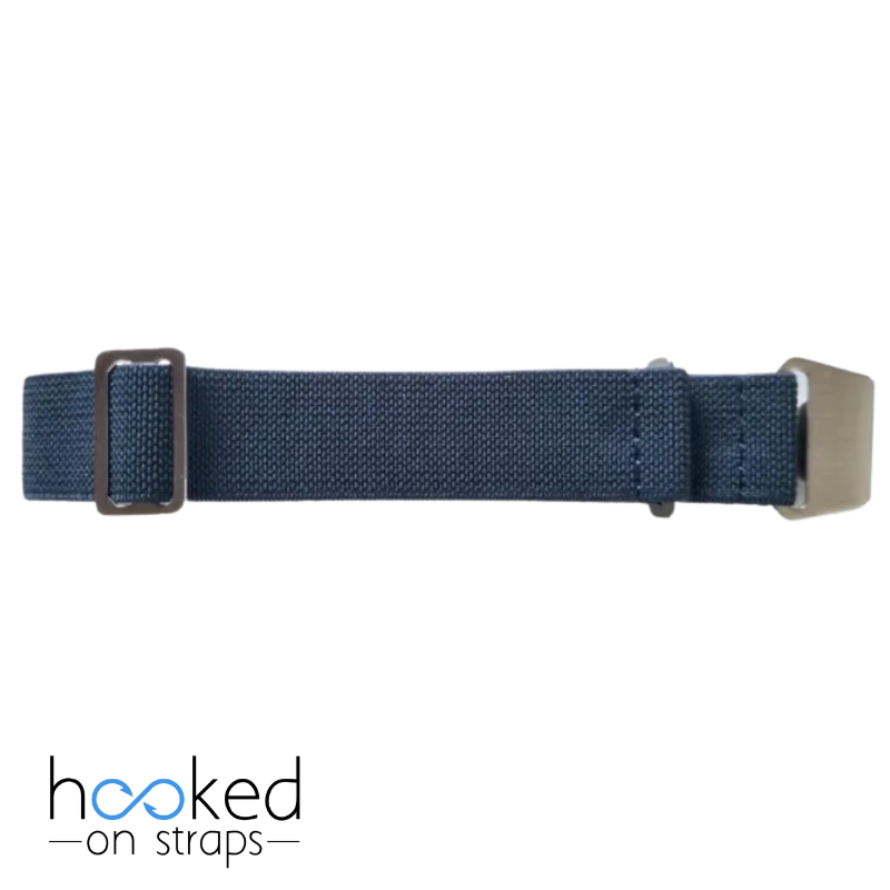 blue elastic nato strap
