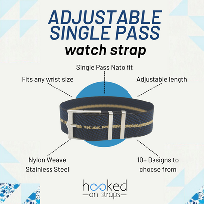 features of adjustable single pass strap