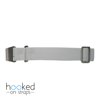 white elastic nato strap