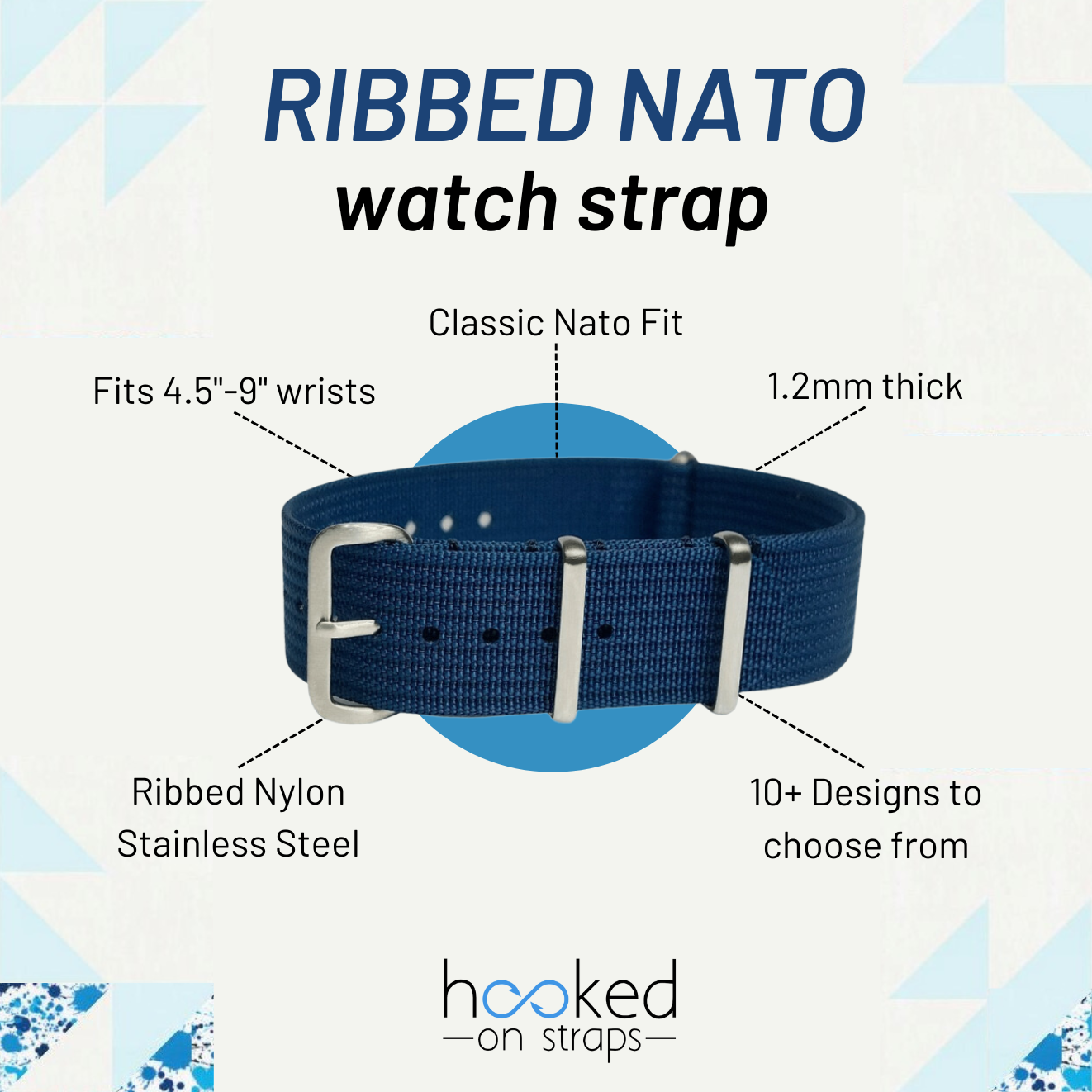 features of regular ribbed nato strap